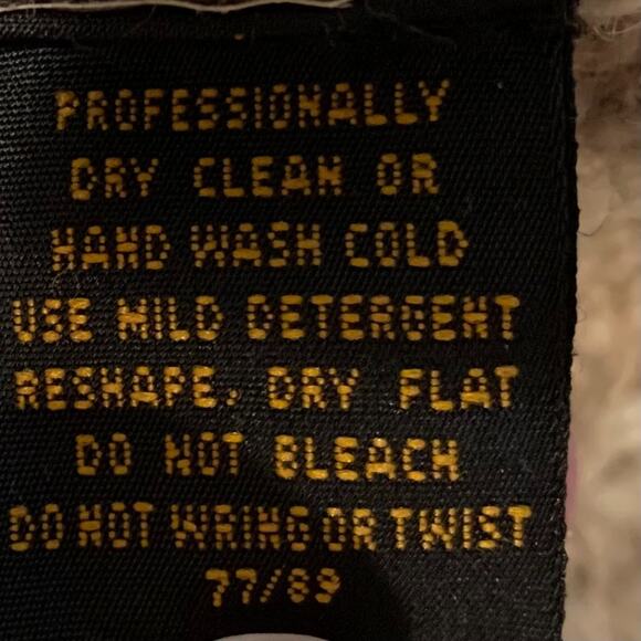 Vintage Eddie Bauer Women's Snowflake Holiday Sweater Size L Wool Office Party - Picture 8 of 9